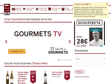 Tablet Screenshot of gourmets.net